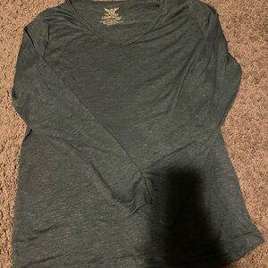 Faded Glory Women's Long Sleeve Top - Forest Green